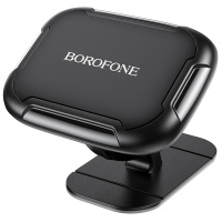 картинка Держатель автомобильный BOROFONE BH36 Voyage, на скотче, магнитный, ЧЕРНЫЙ от магазина МегаБайт