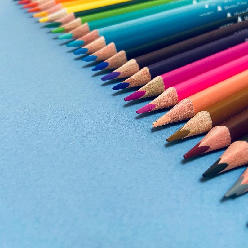 картинка Карандаши цветные Bruno Visconti, серия "Happycolor", 24 цв., трехгран., деревянные, карт. упаковка от магазина МегаБайт