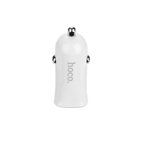 картинка Автомобильное ЗУ HOCO Z12 2.4А x 2USB, универсальное, БЕЛЫЙ от магазина МегаБайт