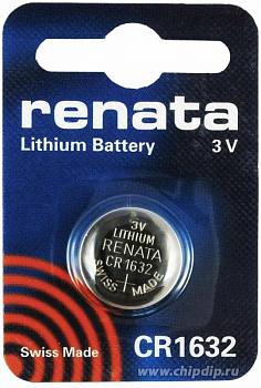 картинка Элемент питания RENATA CR 1632 (10/100) от магазина МегаБайт